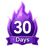 30-day streak badge